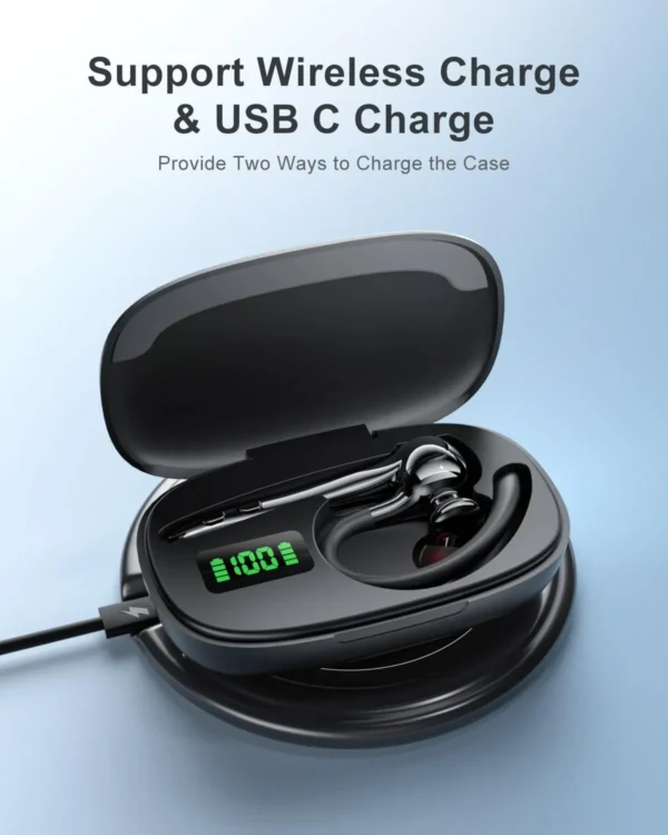 Bluetooth Earpiece – Noise Canceling, Single Ear, 160H Standby - Image 6