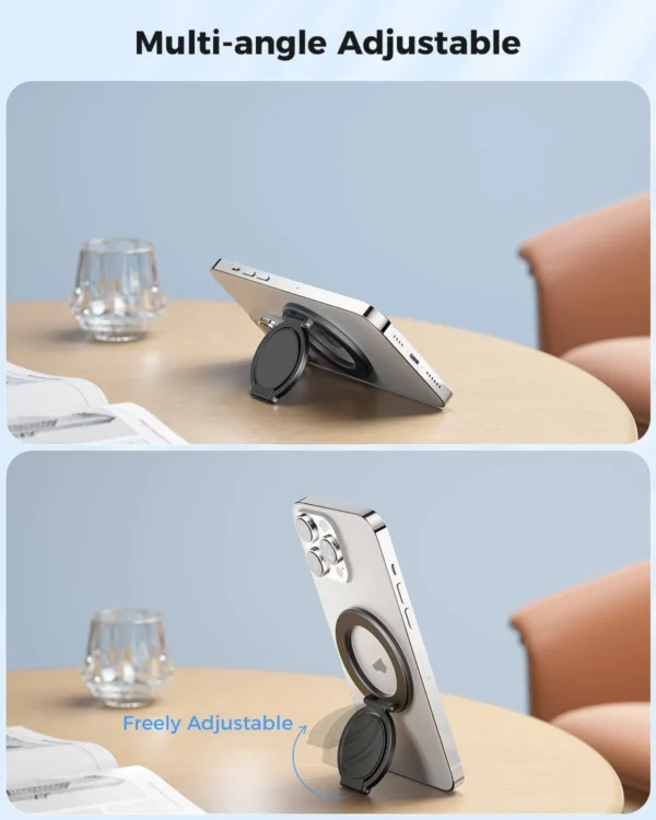 MagSafe Magnetic Ring Holder – Grip & Kickstand for iPhone & Mounts - Image 4